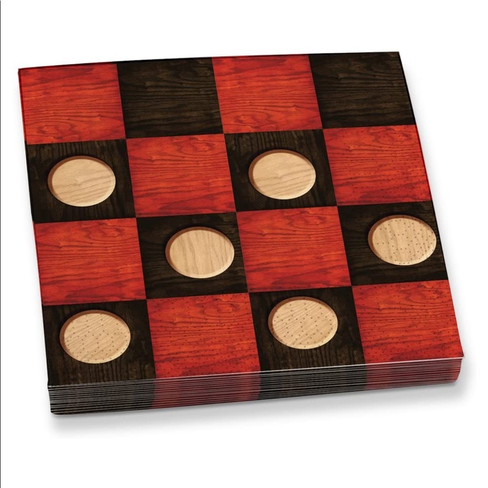Epic Products Checkers Beverage Napkins (20 Pack)